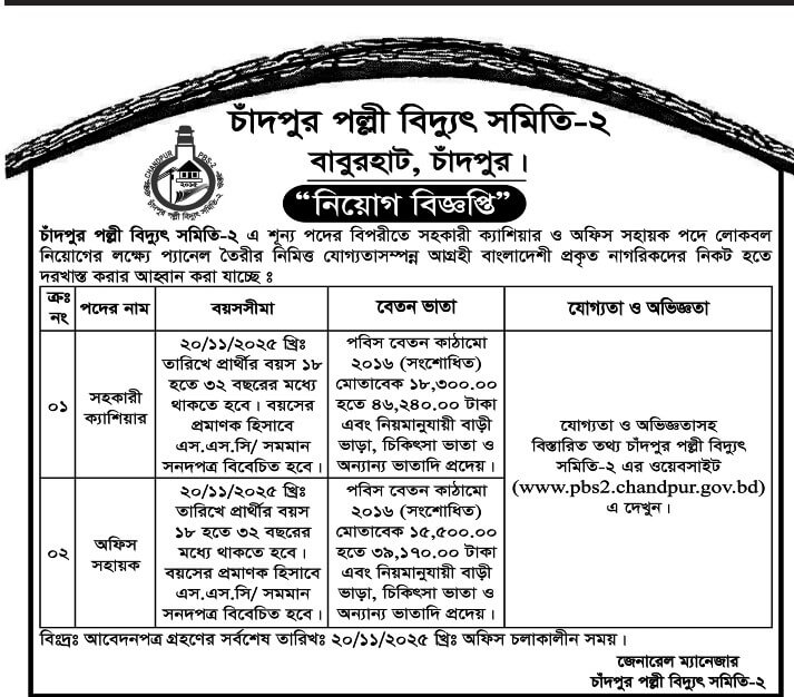 পল্লী বিদ্যুৎ সমিতি নিয়োগ বিজ্ঞপ্তি - Circular 1