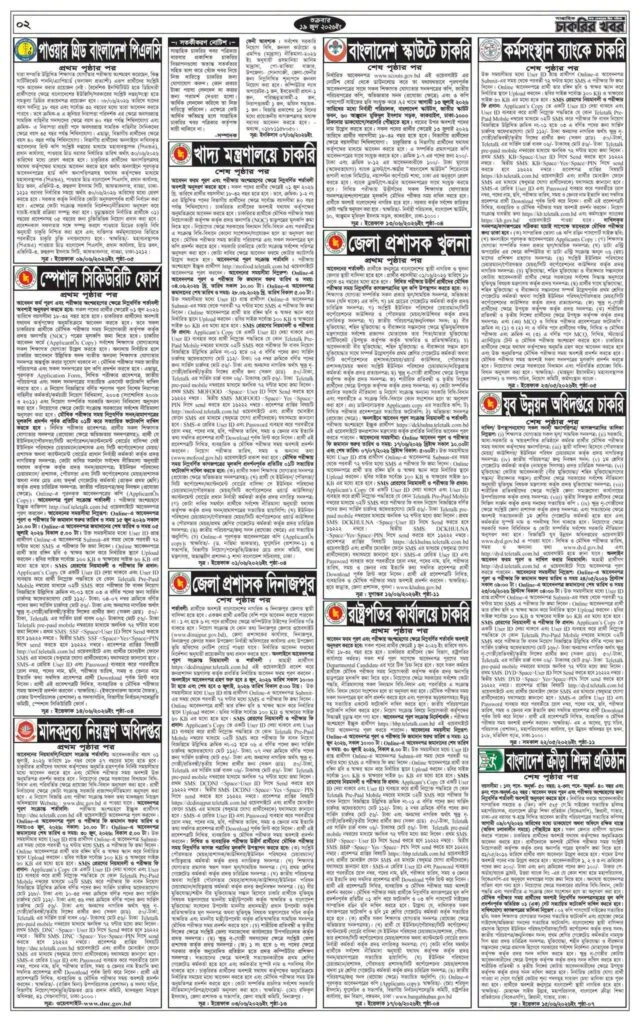 সাপ্তাহিক চাকরির বিজ্ঞাপন পত্রিকা ১৯ জুন ২০২৬ ইং - Circular 4